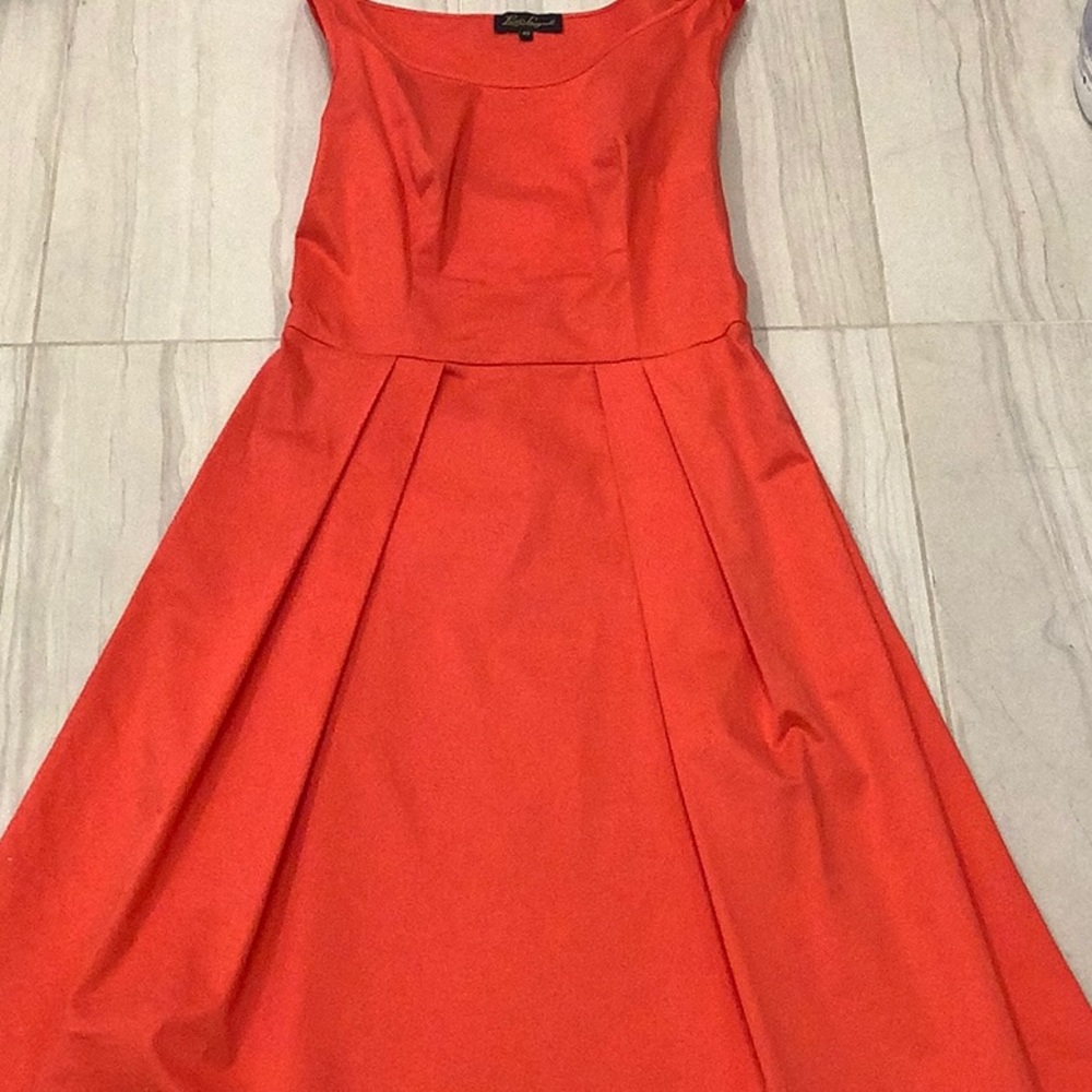 Luisa Spagnoli coral cotton dress